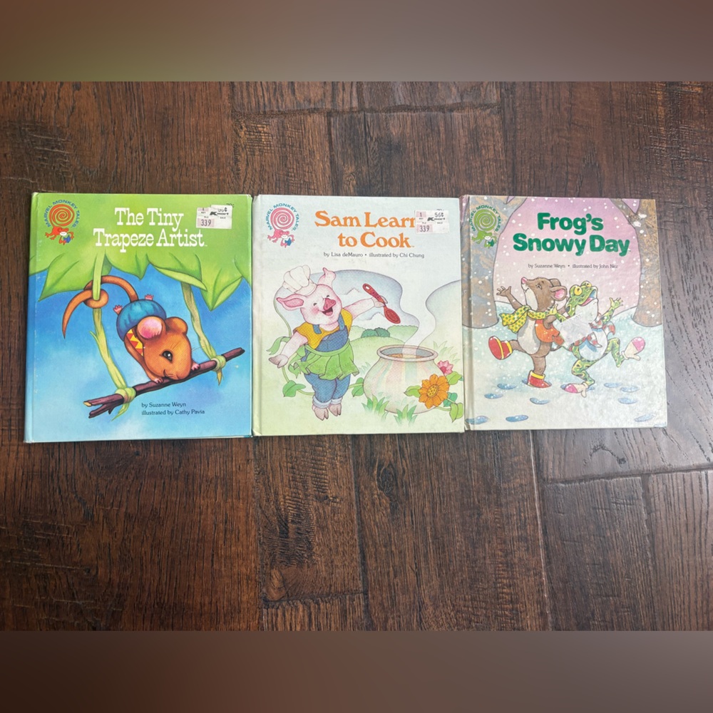 Lot of 3 Marvel Monkey Tales Books